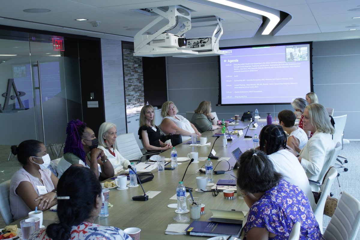 CancerAdvocacy's tweet photo. NCCS brought together 10 Elevate Ambassadors from across the country for two exciting days of training and workshops. At the conclusion of training, Ambassadors will be prepared to return to their communities with a course of action for carrying out their survivorship projects. https://t.co/2t1u9UHW74