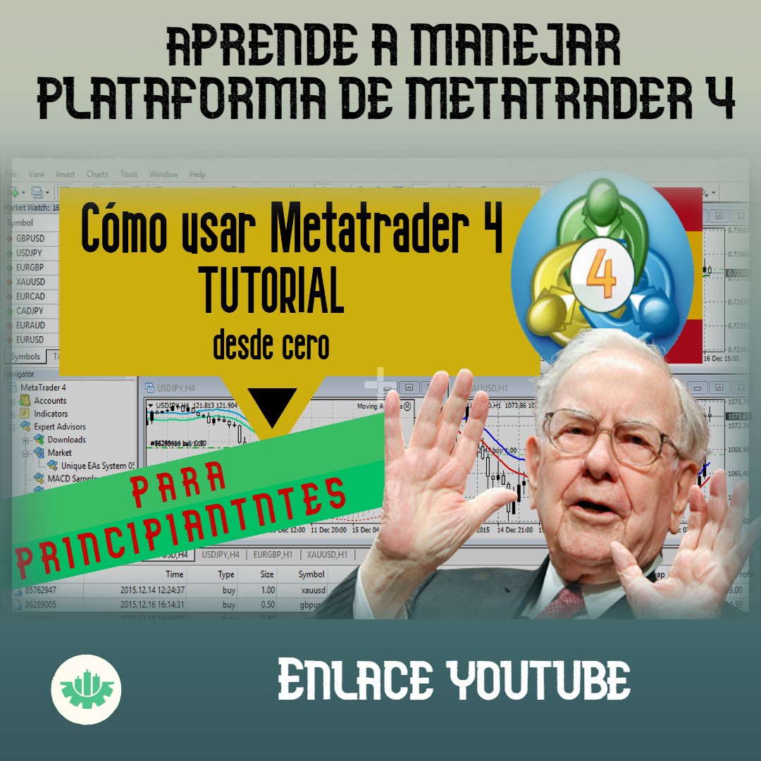 Como USAR METATRADER 4 (MT4) desde cero . PRINCIPIANTE A EXPERTO

youtu.be/FlsEOeqW_eY