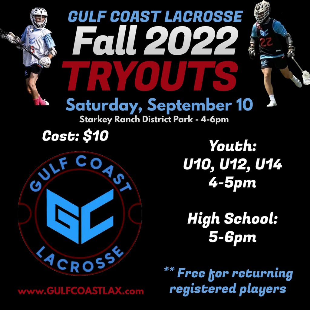 GulfCoast_lax's tweet photo. Register today https://t.co/JKA2IpK5EZ https://t.co/pCfxeXf2fb