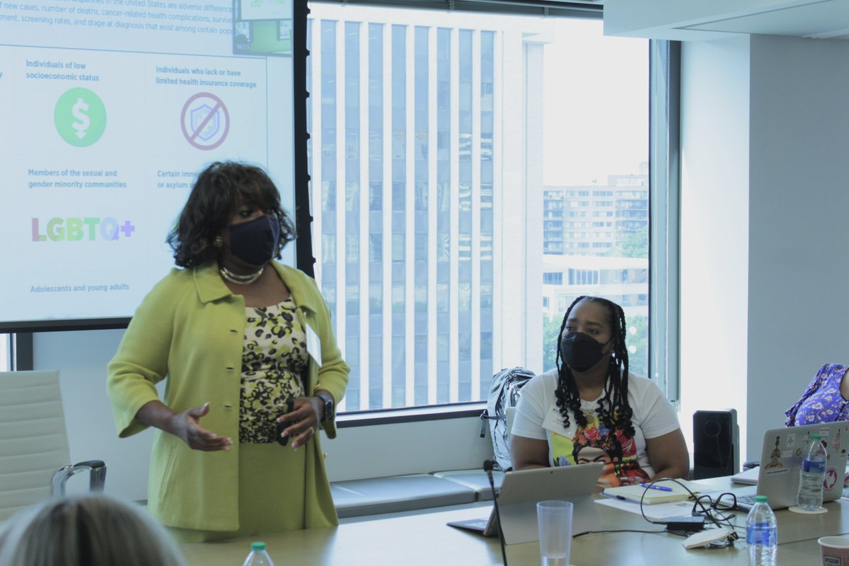 CancerAdvocacy's tweet photo. NCCS brought together 10 Elevate Ambassadors from across the country for two exciting days of training and workshops. At the conclusion of training, Ambassadors will be prepared to return to their communities with a course of action for carrying out their survivorship projects. https://t.co/2t1u9UHW74