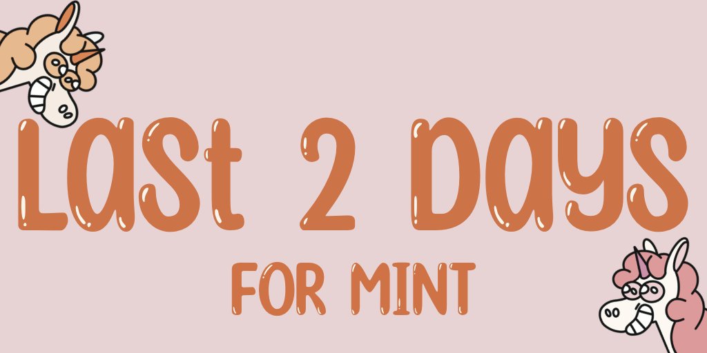 fasnfts's tweet photo. Only 2 days left!

Last chance to be a part of this beautiful community and be one of the lucky winners of the airdrop.

All you have to do is ❤️🔁🎨

19 August 20:00 UTC set your alarm!! ⏰

#NFTs #NFTCommunity #FreeMint #NFT https://t.co/8c8pzNPYGK