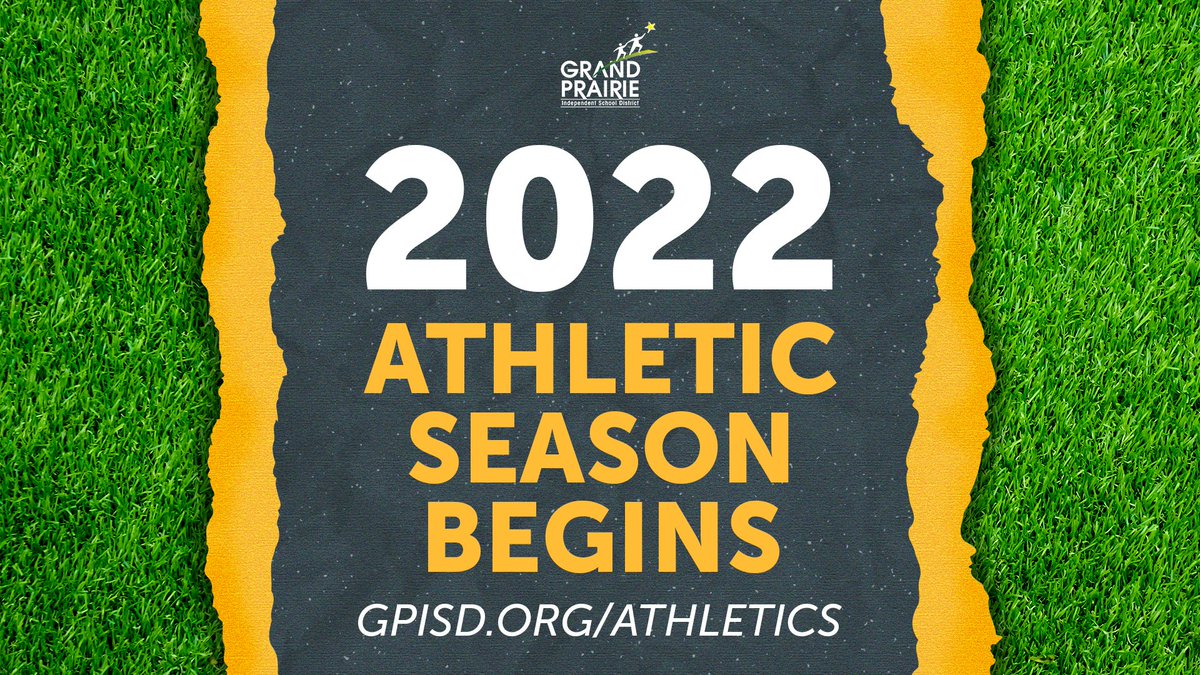 🏈🏐 The 2022 athletic season is officially here! Check your favorite team's schedule at gpisd.org/athletics. Good luck to all student-athletes this year! #WeAreGPISD