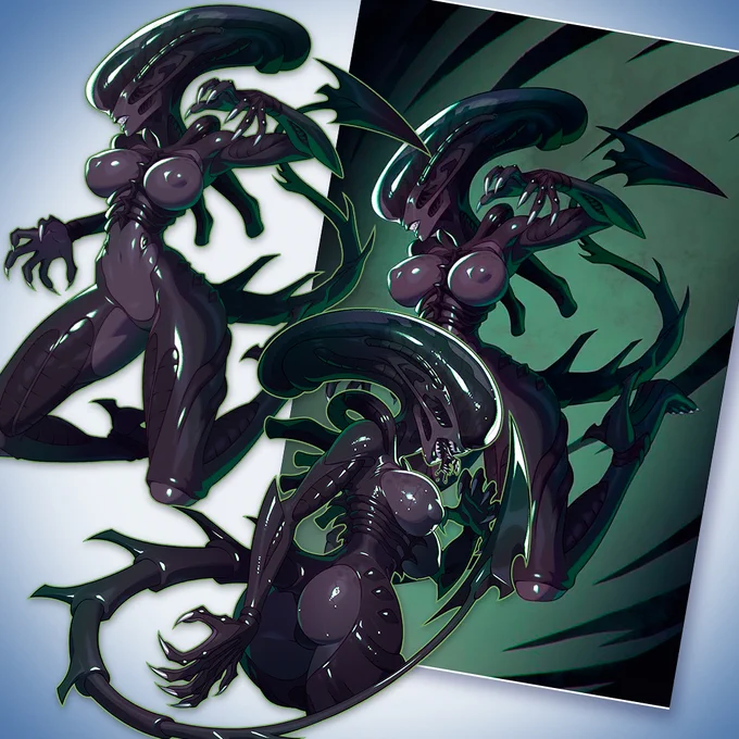 Satsuki, She-Hulk and Xenomorph Stickers and posters are now in the Store!  