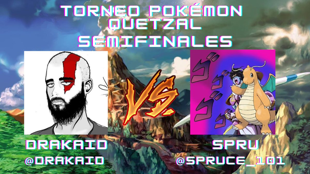 spectrum_tnmt's tweet photo. @Drakaid VS @spectrum_tnmt 

Drakaid, como siempre llegando lejos deberá enfrentarse a Spru, una incorporación reciente con su equipo especializado en la defensa férrea https://t.co/OTOpItAFqy