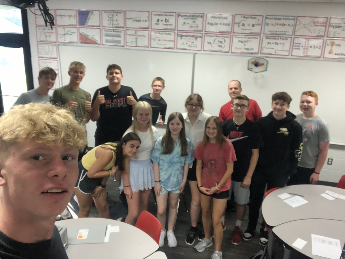 First day of school with a new group of Freshmen Keystone. Looking forward to a great year! #dcwestpride