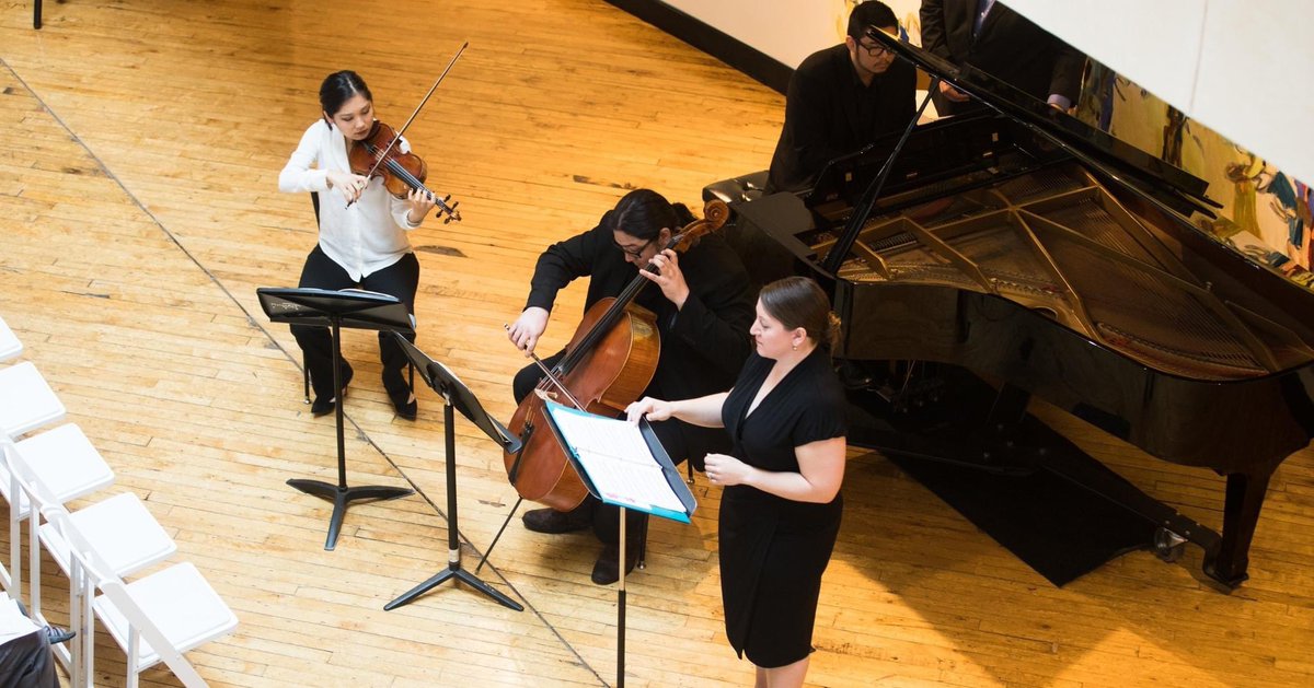 NDSUPerformArts's tweet photo. The NDSU Chamber Music Festival returns to the Challey School of Music Aug. 25-30, hosting 4 free performances. Don't miss this opportunity to watch World Class artists from around the country performing alongside NDSU students and faculty in Fargo! 
#NDSU | #ExperienceNDSU https://t.co/uHJmfSTUWX