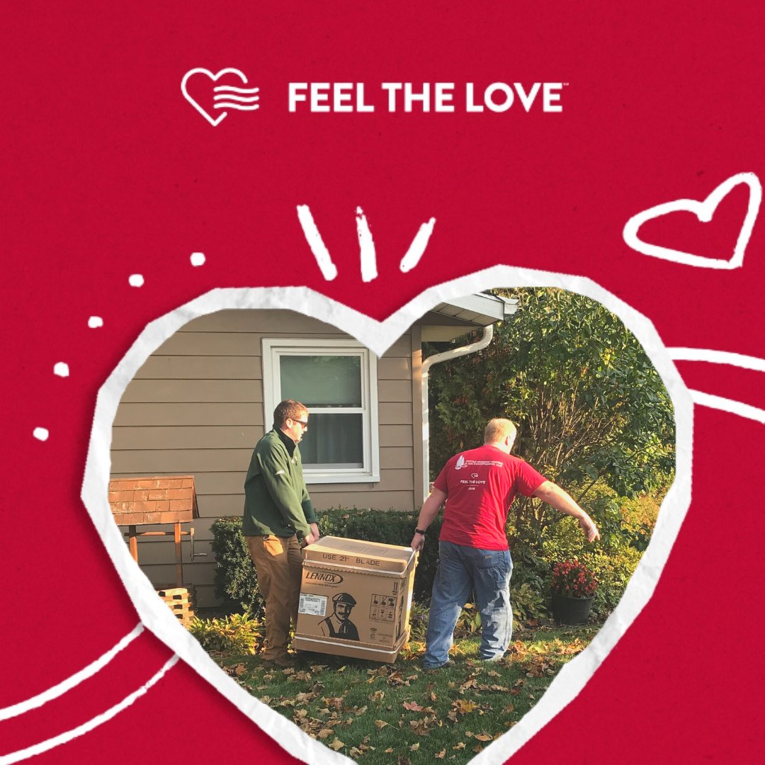 Help us help our community - nominate an individual in need of a new heating or cooling system. Visit FeelTheLove.com ❤️