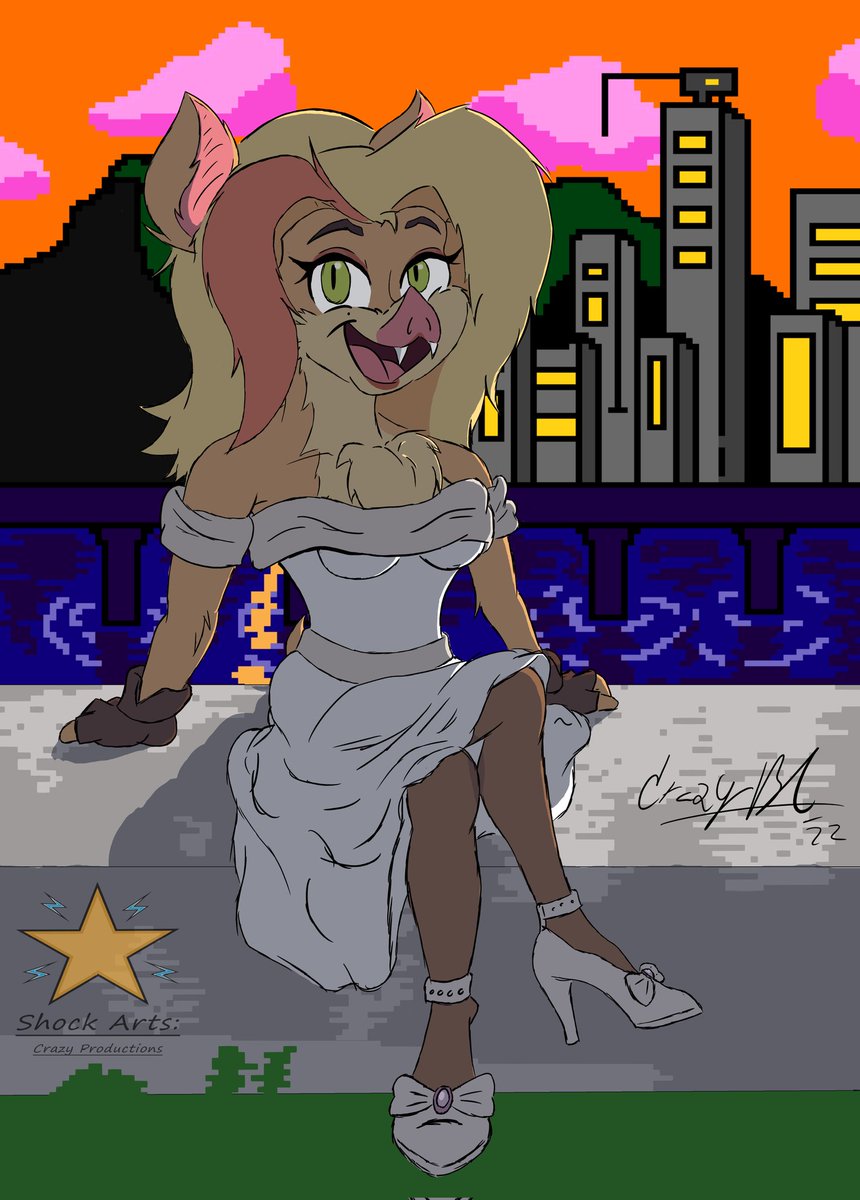 ShockArtsCP's tweet photo. It's our 2nd Anniversary!
To celebrate, here we have one of the characters from Project PlayChoice-92, Gina The Bat. 

Drawn concept art by @CactusInsane
#artwork #ConceptDesign #concept #conceptart #characterdesign #digitalart #MyTwitterAnniversary https://t.co/LRhQ7gwOWV