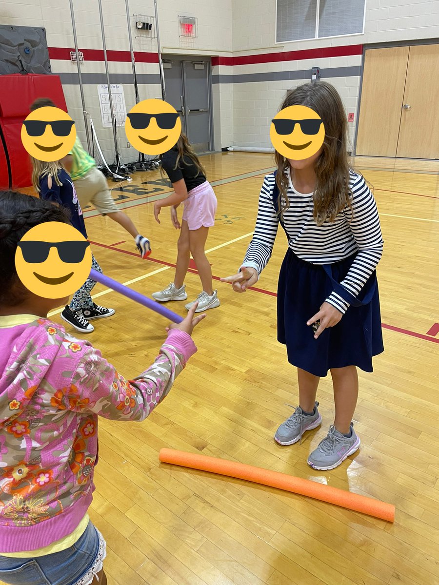 MrsHickersonPE's tweet photo. Addition and Subtraction battle in P.E. As we learned about moving in general space. @SCECardinals #creeklife https://t.co/NvoHQJ6GYy
