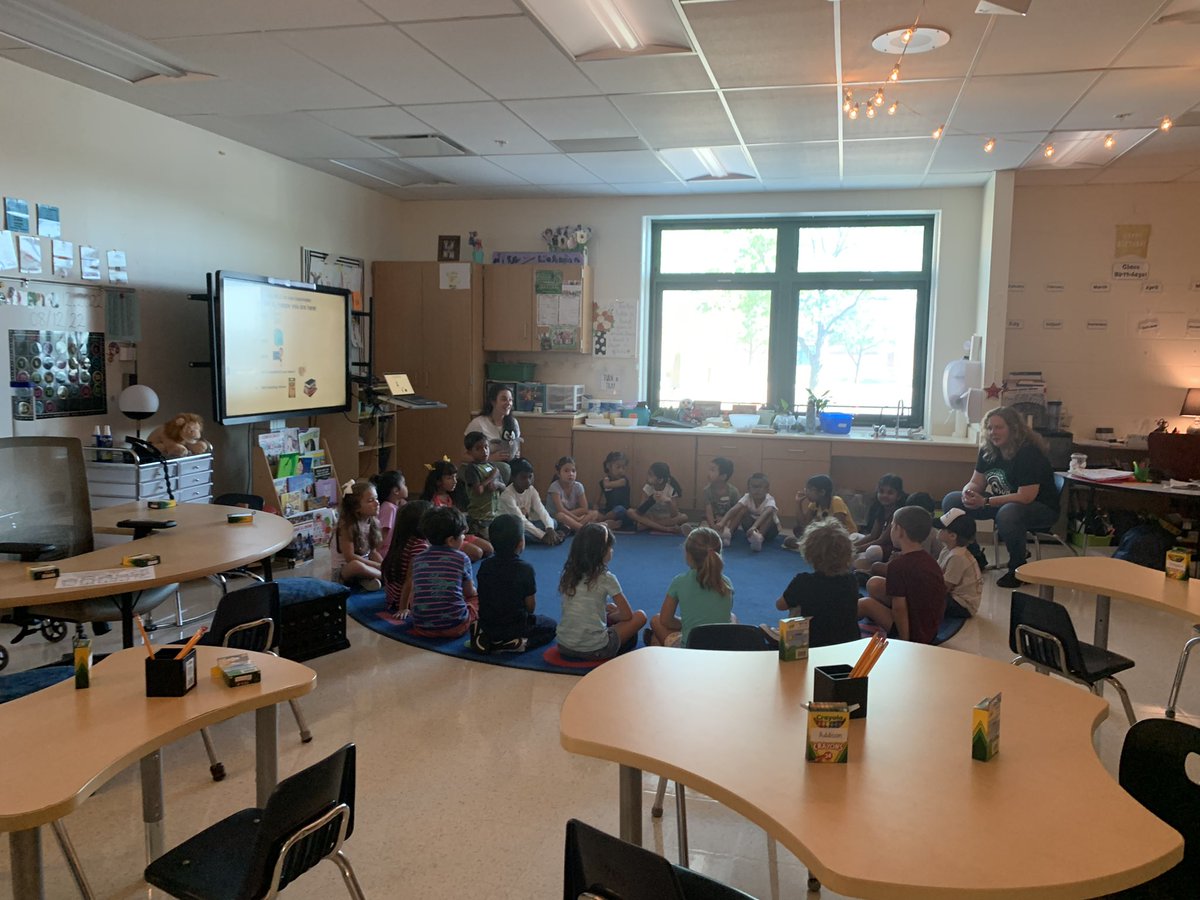 MrsBly_MECC's tweet photo. K-2 students are getting to know each other and learning about their classroom communities! Preschoolers, can’t wait to have you join the fun next week! 💚 @MasonSchools @cooperlearns https://t.co/Osdx2k4loE
