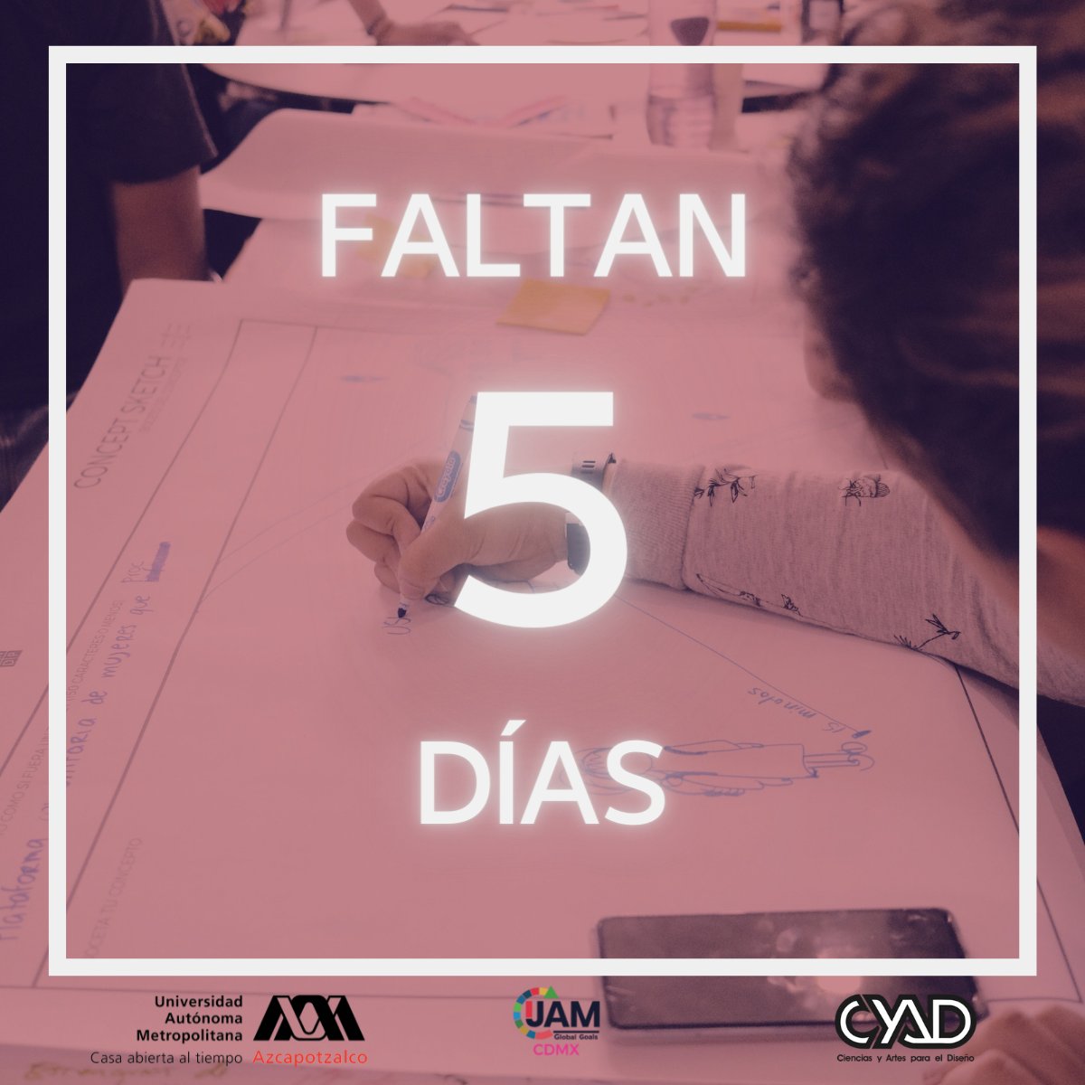 GlobalGoalsCDMX's tweet photo. ¿Están preparados? ¡Ya solamente faltan 5 días! 🤓

Si aún no estas registrado no te preocupes. ¡Aún tienes el día de hoy para hacerlo! ✍️

LINK EN TWEET FIJADO.

#Design2030Now #diseño #design #goals #GlobalGoals #Global #UAM  #CDMX #ODS #ODS2030 https://t.co/KYy5tMXzXG