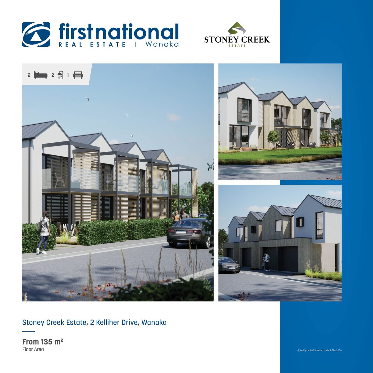 FirstNationalWK's tweet photo. 📍 Stoney Creek Estate, 2 Kelliher Drive, Wanaka
2 🛌 2 🛀 1 🚘
Everlasting beauty nestled into one of the most exciting new development locations that Wanaka has to offer.
Please call Graeme Sinclair on 📱 021 504 749 or Nicki Scurr 📱 0273 174 667 today for more information. https://t.co/cm6GFIIY8v