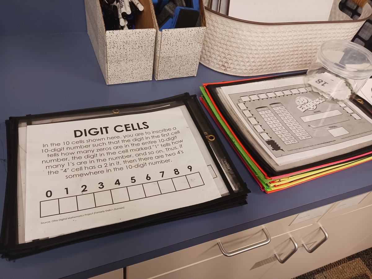mathequalslove's tweet image. Got all my activities set out for the first two days of school. Can you spot any favorites? 

#mtbos #iteachmath #teach180 #puzzlingclassroom