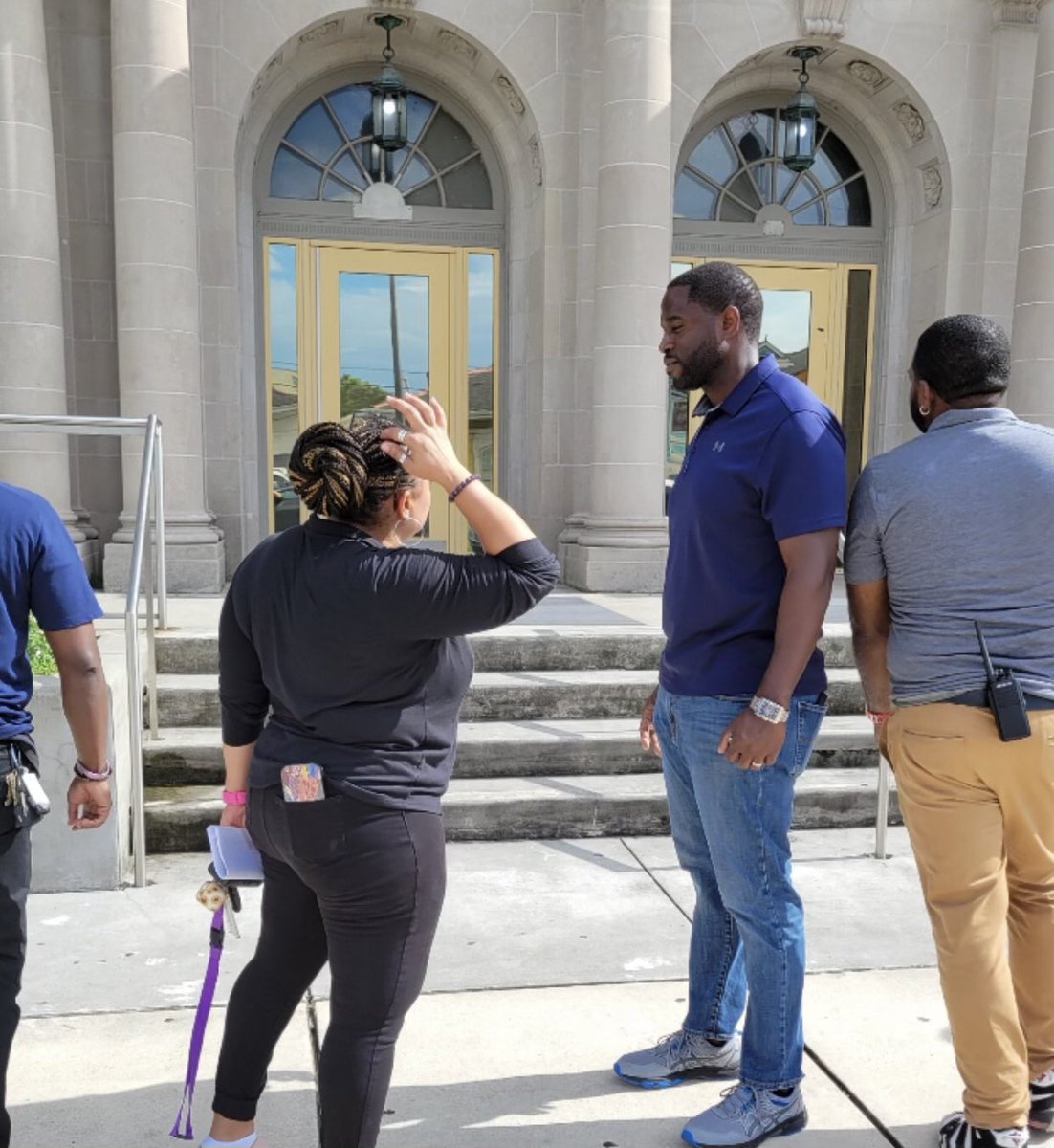 freddiekingiii's tweet photo. The #KingKrewe was out in the district taking our office to the streets of the Marigny. #BootsOnTheGround 

#fkiii #districtc #neworleans #marigny #stroch #algiers #bywater #treme #frenchquarter https://t.co/B5DMBRThXu
