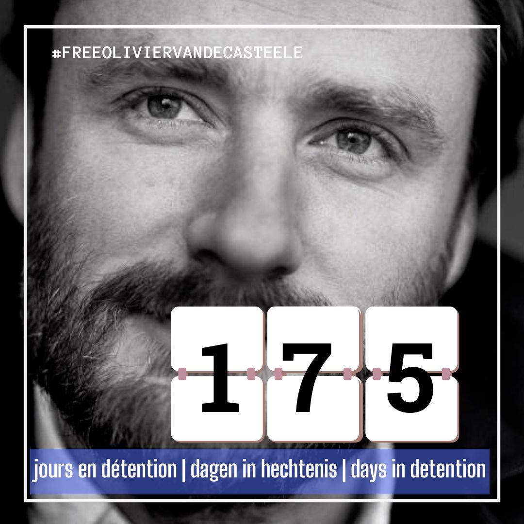 FreeOlivierVDC's tweet photo. 😢 Everyday is a day too much…
You are missed … 💔
#175days of unjust detention 😢
Support #freeoliviervandecasteele
✍️ sign & share the petition requesting his immediate release 🙏
https://t.co/Lt2s0allym #Thankyou #notatarget #oliviervandecasteele https://t.co/4GlEHWU7I9