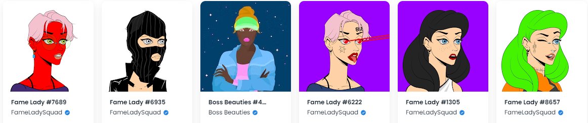 thecallbot's tweet photo. Added some Ladies to my collection! @fame_ladies @BossBeautiesNFT https://t.co/N29eSdWYed