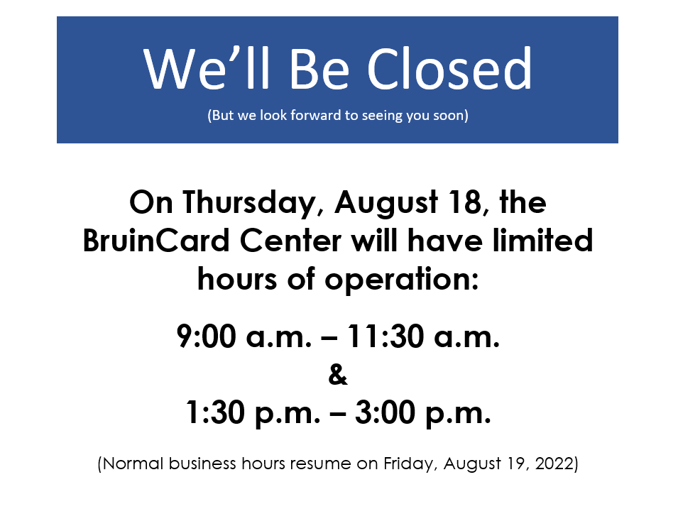 UCLA BruinCard (@uclabruincard) on Twitter photo 