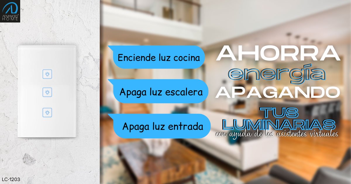 AdvancedhomeMX's tweet photo. Haz inteligentes las luces de tu
hogar encendiéndolas y apagándolas remotamente
desde tu Smartphone con el Interruptor Inteligente con
3️⃣ apagadores 💡 💥 📲 https://t.co/b5CKXiPkgb https://t.co/P5WwqISHTB