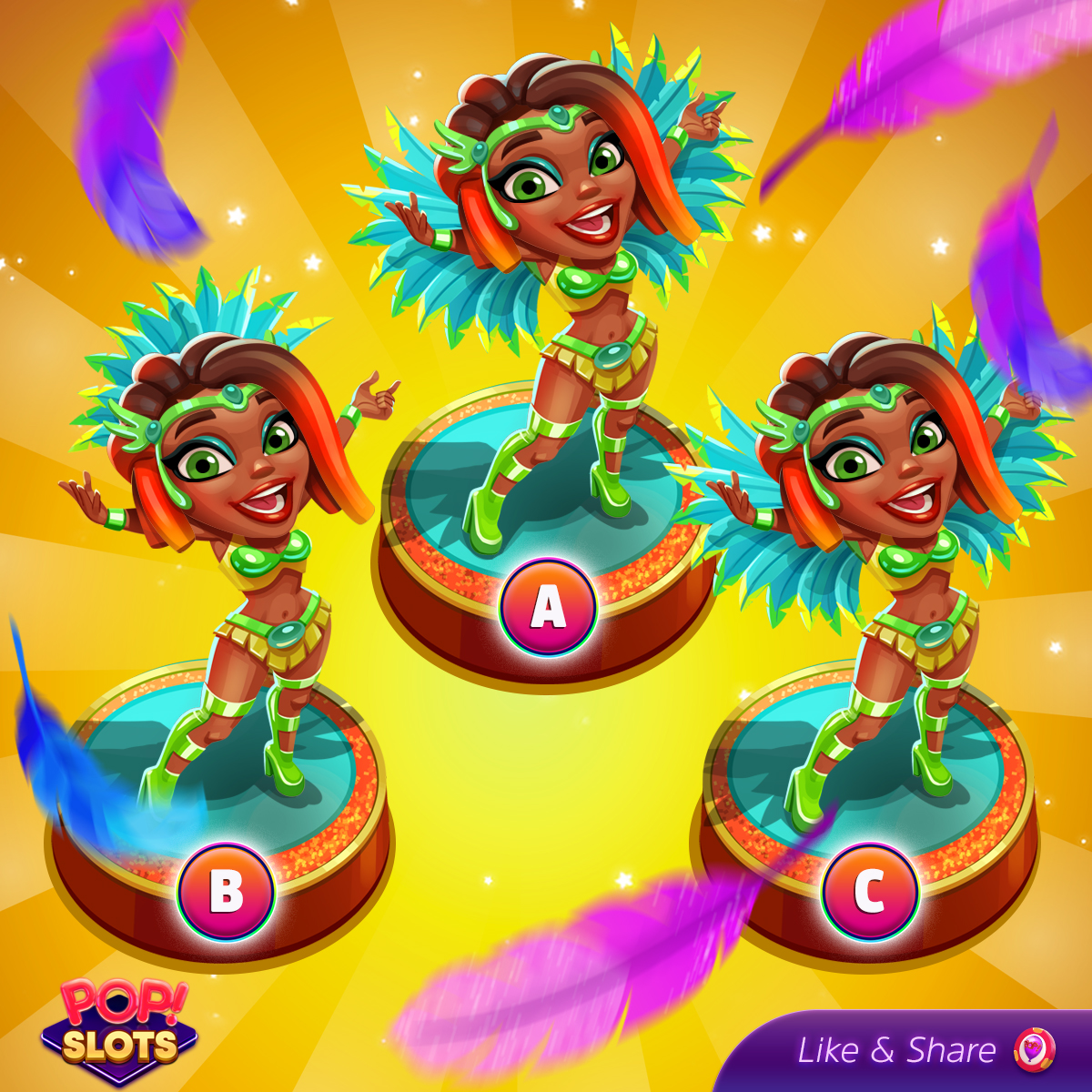 Pop! Slots Casino tweet media