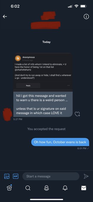 Oh look, somehow I got October&rsquo;s attention https://t.co/P9XlbH9fuW