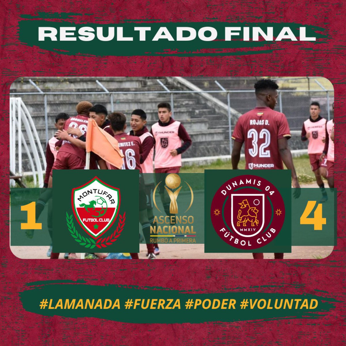 04DunamisFC's tweet photo. RUGIOOOO EL PODEROSO 🇲🇱🔥
Firmes en el objetivo 🏆 falta poco…
•
•
•
#lamanada #dunamis04 #d04fc #fuerza #poder #voluntad #ascensoecuador #ascensonacional #rumboaprimera #elpoderoso04 https://t.co/bvc8k2Ee7e
