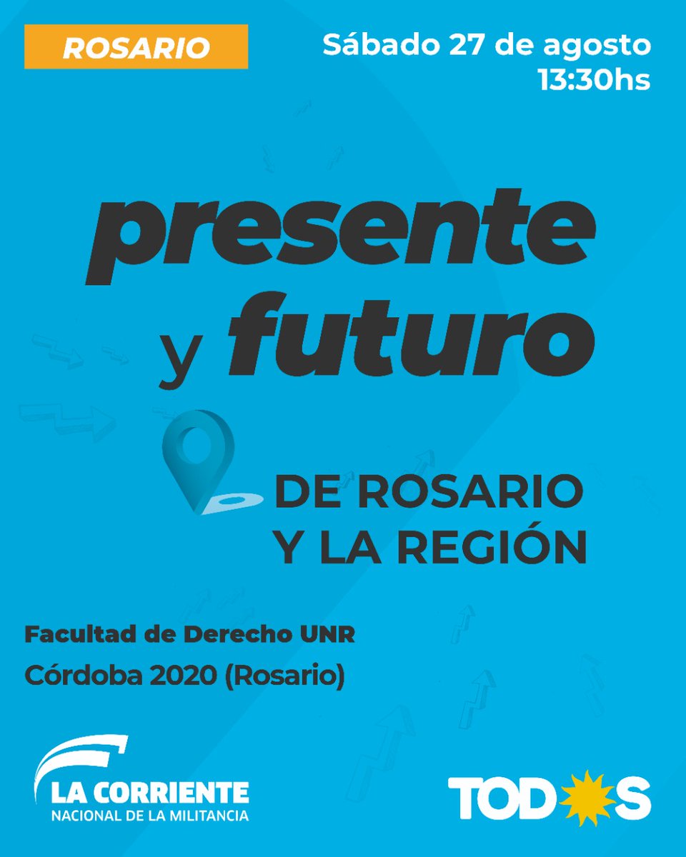 NormaLopezSF's tweet photo. 🔵 #PresenteYFuturoDeRosario 

👉🏽 Sigamos reflexionando, generando ideas y propuestas para el presente y el futuro de la ciudad y la región.

🗓 Sábado 27 de agosto
🕜 Desde las 13:30hs
📍 FDER - Córdoba 2020

Para inscribirte 👇🏽

🔗 https://t.co/I0liN79BKn

¡Te esperamos! ✌🏽☀️ https://t.co/07IocTwQYr