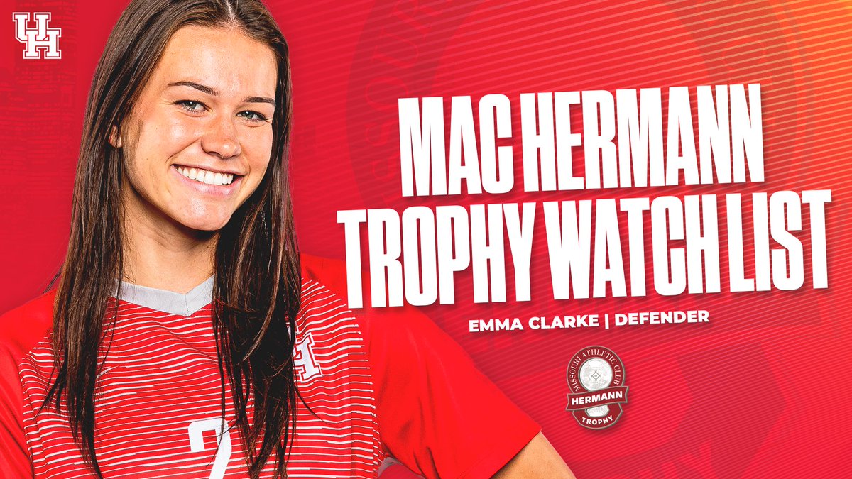 Add another one to <a href="/emma_clarke0/">Emma Clarke</a>'s resume!

✅ Mac Hermann Trophy Watch List
✅ <a href="/American_WSoc/">American WSoccer</a> Preseason All-Conference Team
✅ <a href="/UnitedCoaches/">United Soccer Coaches</a> Players to Watch List
✅ <a href="/TopDrawerSoccer/">TopDrawerSoccer</a> Players to Watch List

🗞️ bit.ly/ClarkeWatchList

#HTownHustle | #GoCoogs