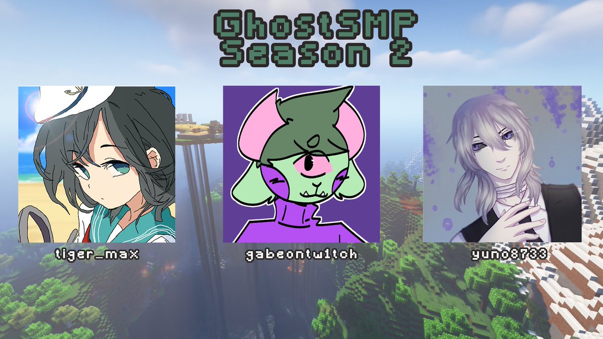 smp__ghost's tweet photo. Here are all of our new #ghostsmp members in one place!! Go check out their twitch's/youtube's https://t.co/KsexNbJ0AN