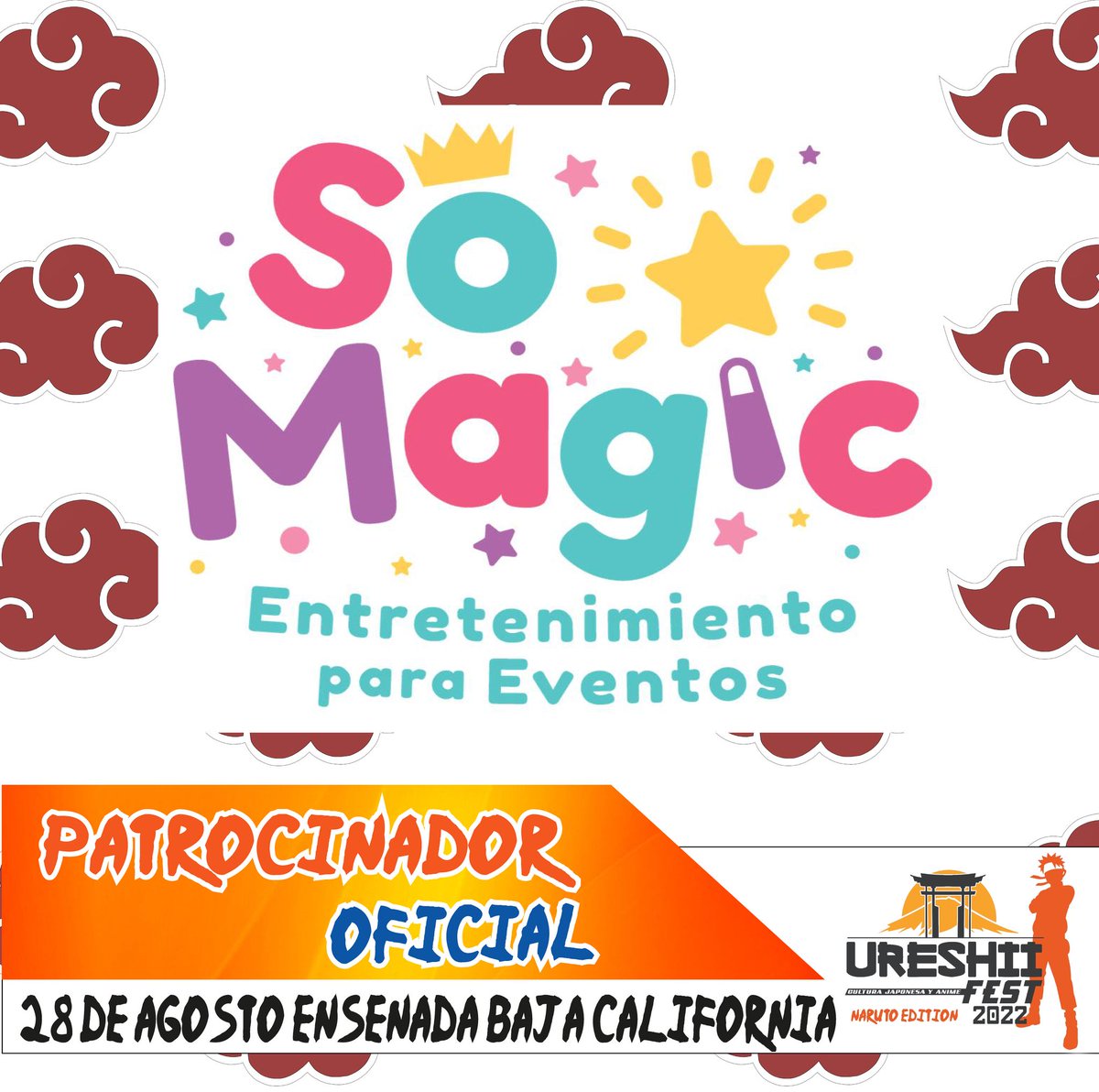 UreshiiF's tweet photo. So Magic Entretenimiento Para Eventos, servicio de animación, concursos, pinta caritas, caravanas y más!
#Soyureshii #Vamosalureshii #Ureshiifest2022 #Teamureshii https://t.co/P5Xy0V03nB