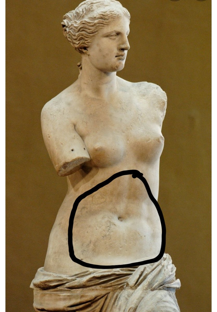 Lotuscatt's tweet photo. This sculpture of aphrodite looks like she has a 6 pack owo https://t.co/PdM1bkDKk7