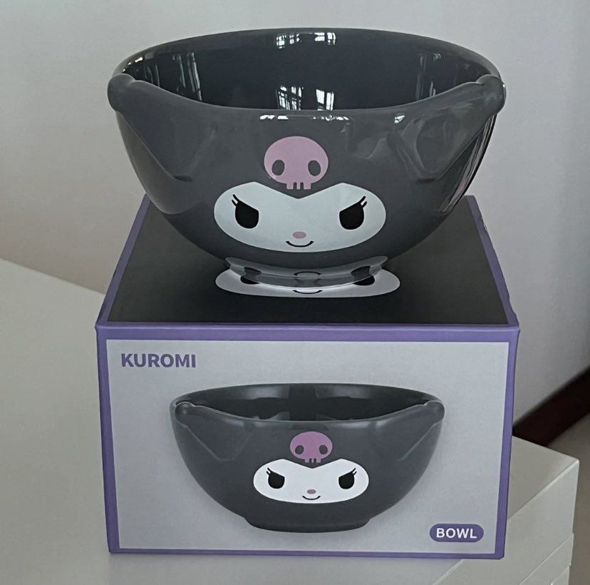 my melody & kuromi ceramic bowls