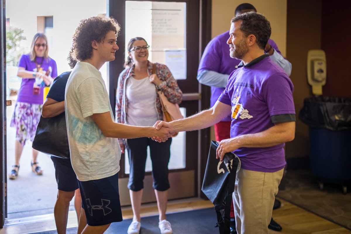 CUToddSaliman's tweet photo. I'm excited for a great year ahead, #MountainLions! Welcome (and welcome back) to @UCCS! https://t.co/vk2mueq5FM