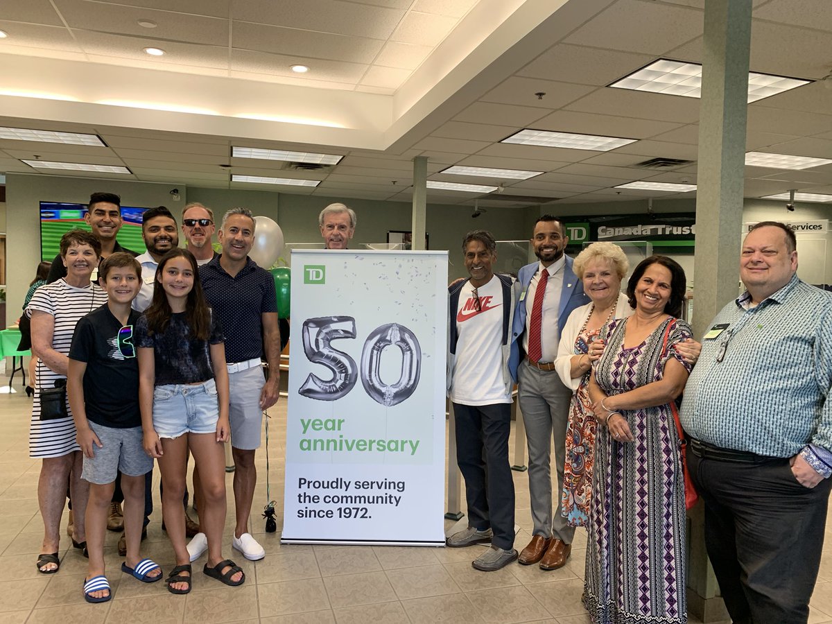 Vik_Bains's tweet photo. The Rutland community has given @TD_Canada a home for half a century ❤️. It’s been an honour and privilege to serve this market! https://t.co/ThuvOMLBJi