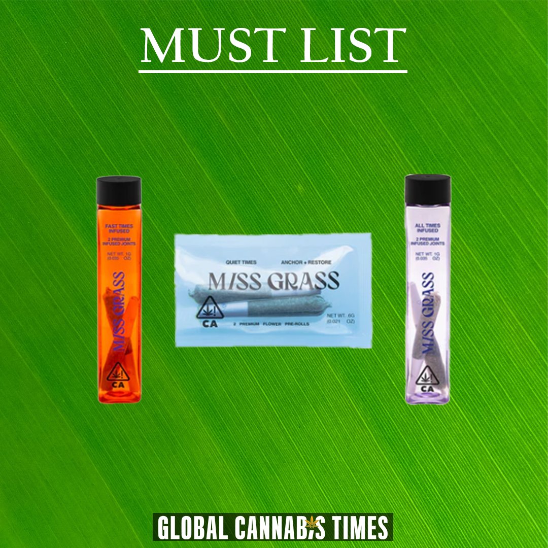 gctimesmag's tweet image. Female-founded Miss Grass has made a pair of pre-rolls the skinny tentpoles of a full-scale rebrand of its premium cannabis line. 

Read more at GlobalCannabisTimes.com

#cannabis #THC #missgrass #slimsandsparks