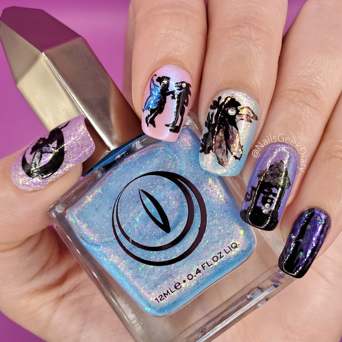 NailsGeekDiary's tweet photo. Heya! I had bought the #onceuponafairytale 🧚♀️ collection from @mooncatnyc a while ago, but just got around to using it this past weekend.
This collection is truly a dream. Loved it and makes me so excited to try more #mooncat.
Happy nail painting! 💅🏼 💗 https://t.co/Sbcx1Dy616