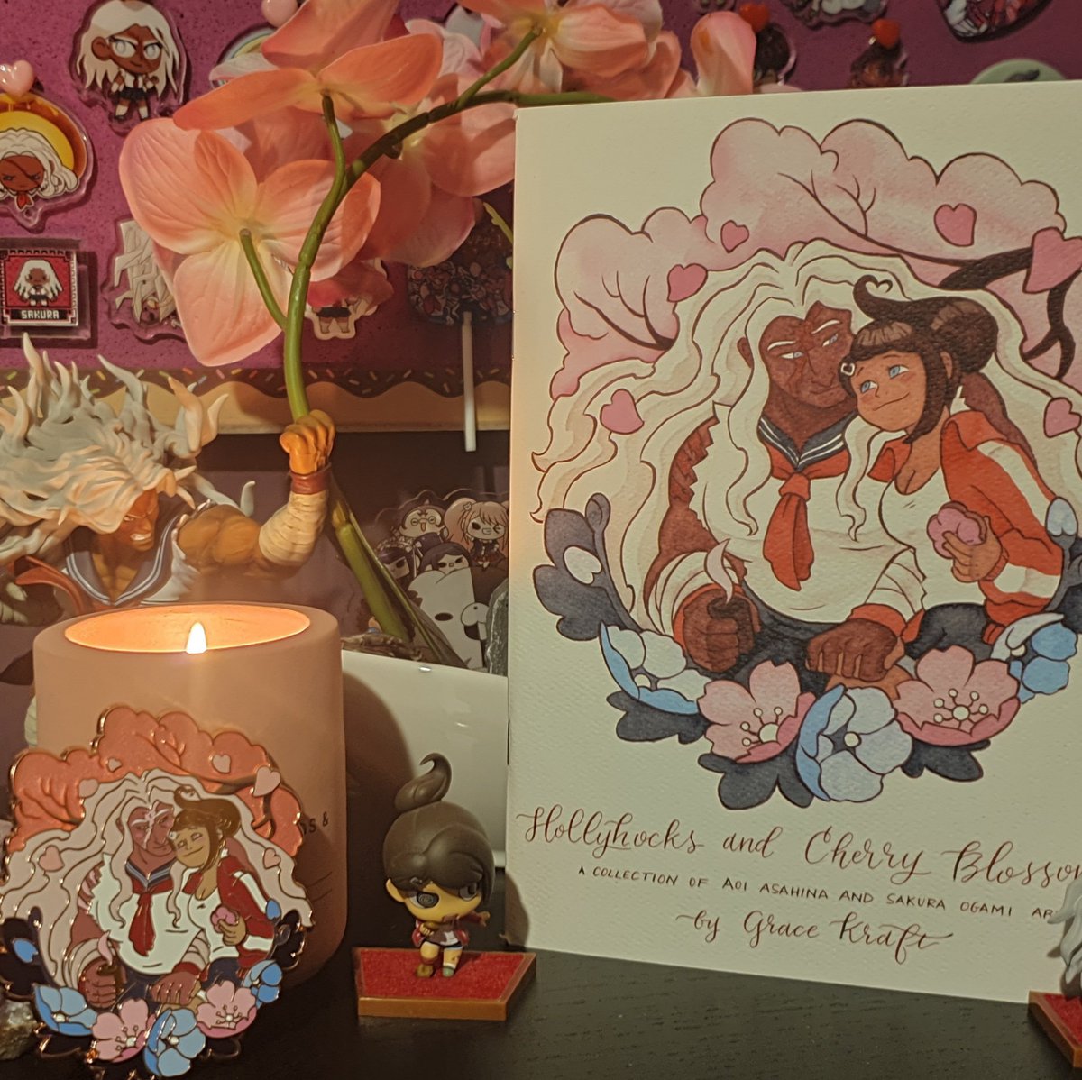 Danganronpa Wiki on Twitter "My copy of the beautiful Sakura & Aoi