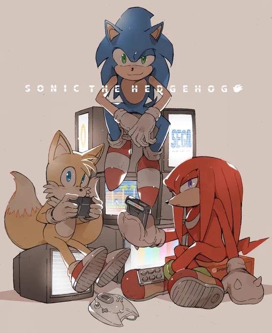 せ～が～#SonicTheHedgehog #ソニかつ 