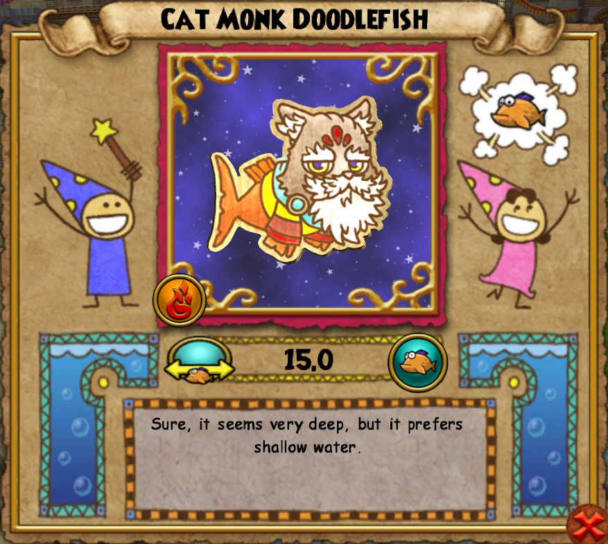 The Atmoplex on Twitter "Fish Cat Monk Doodlefish (note that it's