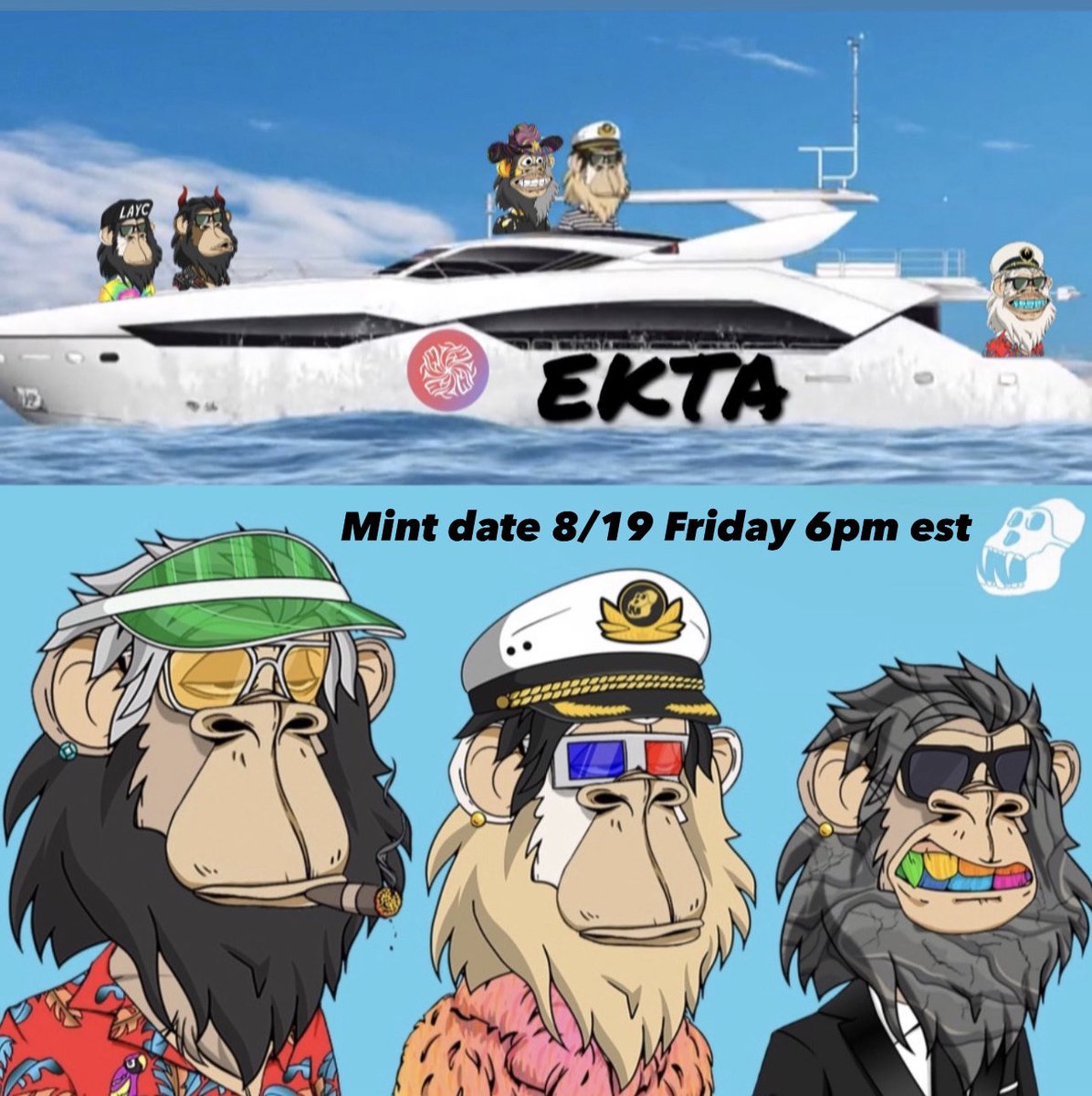 Want to win a Looking Glass Mint Pass? 🎉

☑️FOLLOW <a href="/ATSNFT/">Apes Together Strong NFT</a> &amp; <a href="/LazyApeYC/">Lazy Ape</a> <a href="/EktaChain/">EktaChain</a> 
 
☑️RETWEET + TAG 3

☑️BE IN THE SPACES BELOW 👇👇
x.com/i/spaces/1ZkKz…