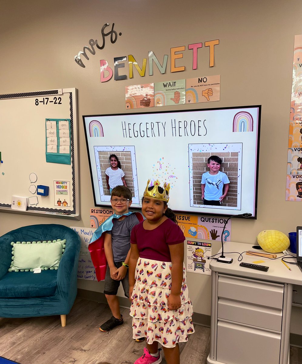 Introducing our Heggerty Heroes of the day!! 👏🏼 🎉 <a href="/HumbleISD_GE/">Groves Elementary</a> <a href="/MrsRFiore/">Rebecca</a> <a href="/HumbleISD/">Humble ISD</a>