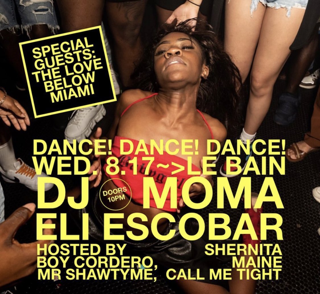 pazmal's tweet photo. One of my favorite NY parties, y’all pull up for me since I won’t be there. @djmoma @eliesco @iam_spinelli @Jun_iLL https://t.co/4ZPzbJliYm