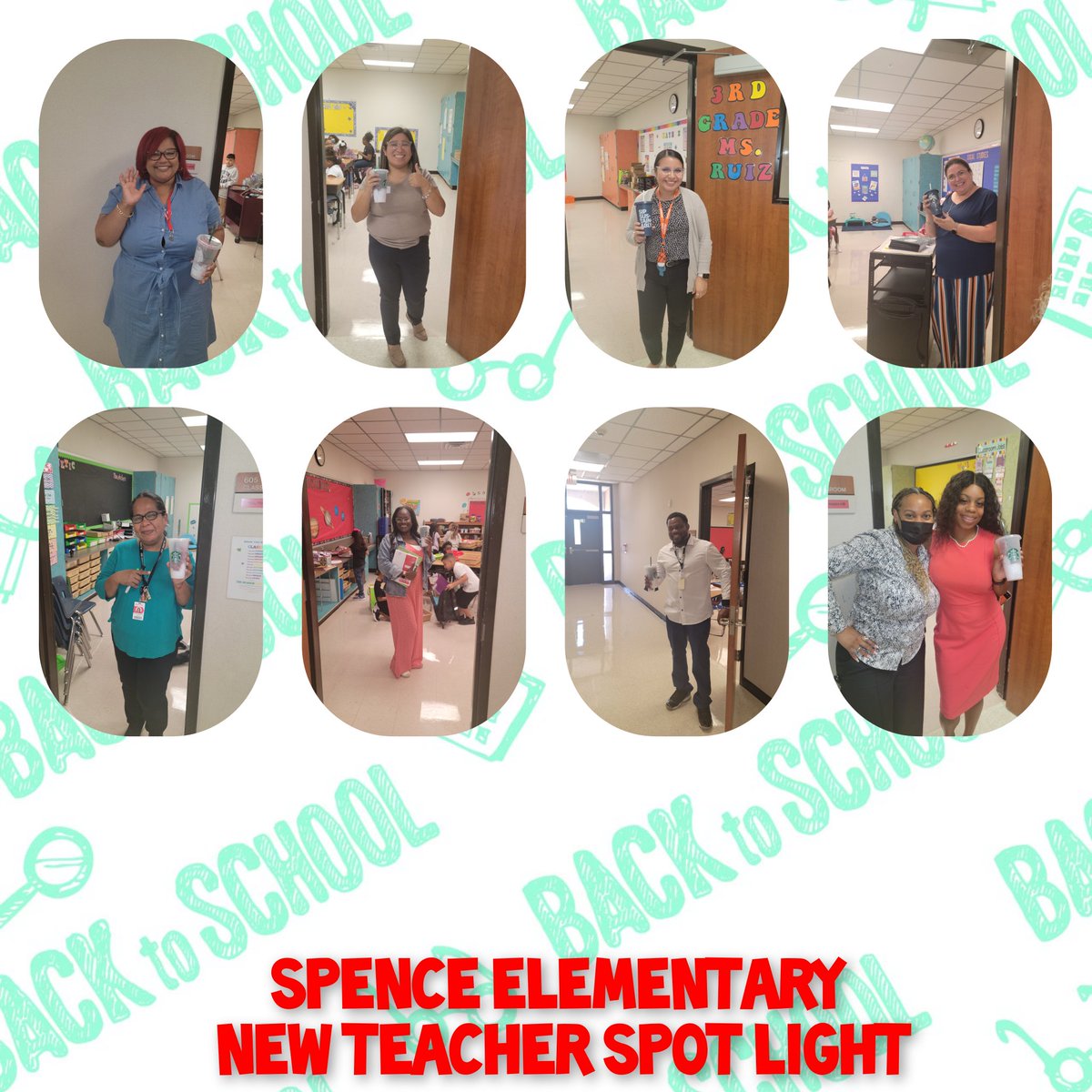 DrKAuguste's tweet photo. You know it's a good first day back when the 1st year teachers are still smiling at the end of their first day! #SELightsCameraLearn #LeaderSHIFT #changethenarrative #SpencePRIDE https://t.co/EvAMs0DNLr