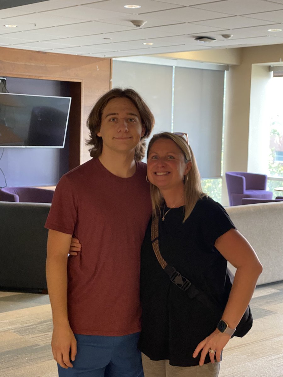 We moved Liam in today and he is so excited to start his adventure at K-State! Don’t tell him, but I miss him already….💜🤍🖤<a href="/ChrisZuck/">Chris Zuck</a>