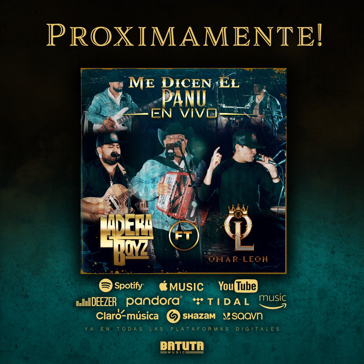 promotores_usa's tweet photo. No se vayan a perder este super estreno por parte de Ladera Boyzz y Omar Leon 😎🎶¡No se lo pueden perder!
#PROMUSA #promotoresunidosusa #musica #estreno #notelopierdas #proximamente #LaderaBoyz #OmarLeon #TeEsperamos https://t.co/jfCe4cFAQK