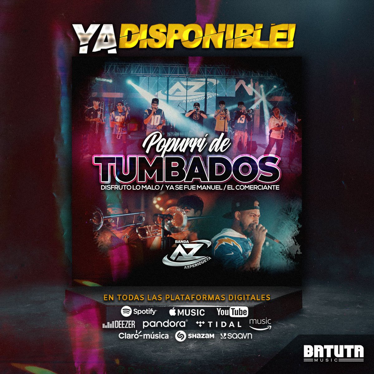 promotores_usa's tweet photo. No se vayan a perder este super estreno 😎🔥Vayan a #Youtube para disfrutar del Popurri de Tumbados por Banda AZ ¡TE ESPERAMOS!
👉https://t.co/LxFxRNT1Qq
#PROMUSA #promotoresunidosusa #musica #musicamexicana #talentolatino #popurri #youtubemusic https://t.co/EAO3yuaZFr