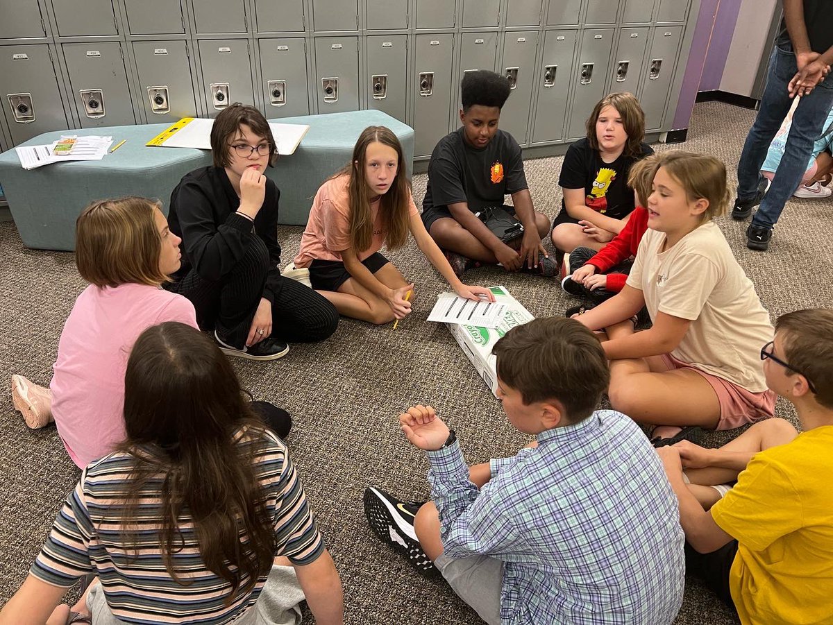 McNairMiddleSch's tweet photo. Developing our @maverickspod Social Contract #communitycircles #mustangsrun #RUNweek #rockitout #capturingkidsheart https://t.co/ysGf2Z9YhV