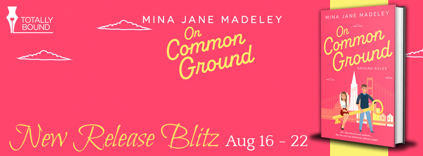 ReadYourWrites's tweet photo. Spotlight &amp; Giveaway ~ ON COMMON GROUND by @MinaJaneMauthor https://t.co/UfhYipM8Cc #OnCommonGround #MinaJaneMadeley #Contemporary #EroticRomance #Excerpt #Giveaway @Totally_Bound  

He’s thin-skinned and stubborn… But she won’t get kicked out without a fight! https://t.co/vaEUayGdnr