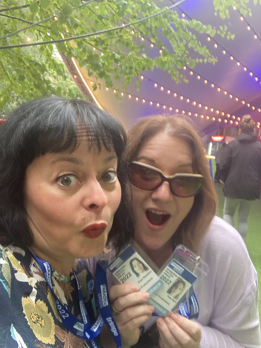 Anya_sayadian's tweet photo. Am loving my first @edfringe experience! Seen so many great things and totally love the vibe. Also I heard a few people in the audience say our #kickassdivas show was brilliant! Proper pleased with that! 😄 #EdFringe2022 https://t.co/vTmseIoIVk