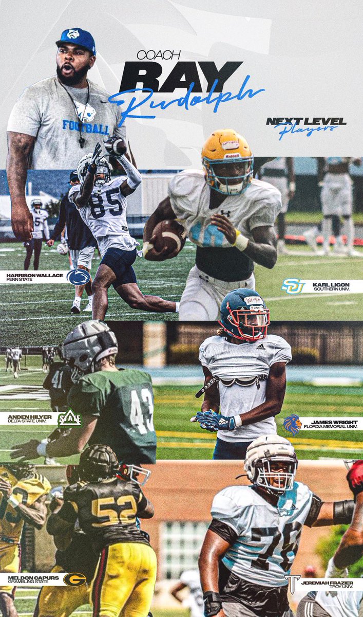 THERayRudolph_'s tweet photo. I’ve been blessed in many ways with coaching football in such a short time & it has allowed me to help assist kids with fulfilling their dream to play at the next level. I love what I do!
Who will be next to join? Year 2 ⏳ #CoachRay #Year2 https://t.co/cya9howzXR