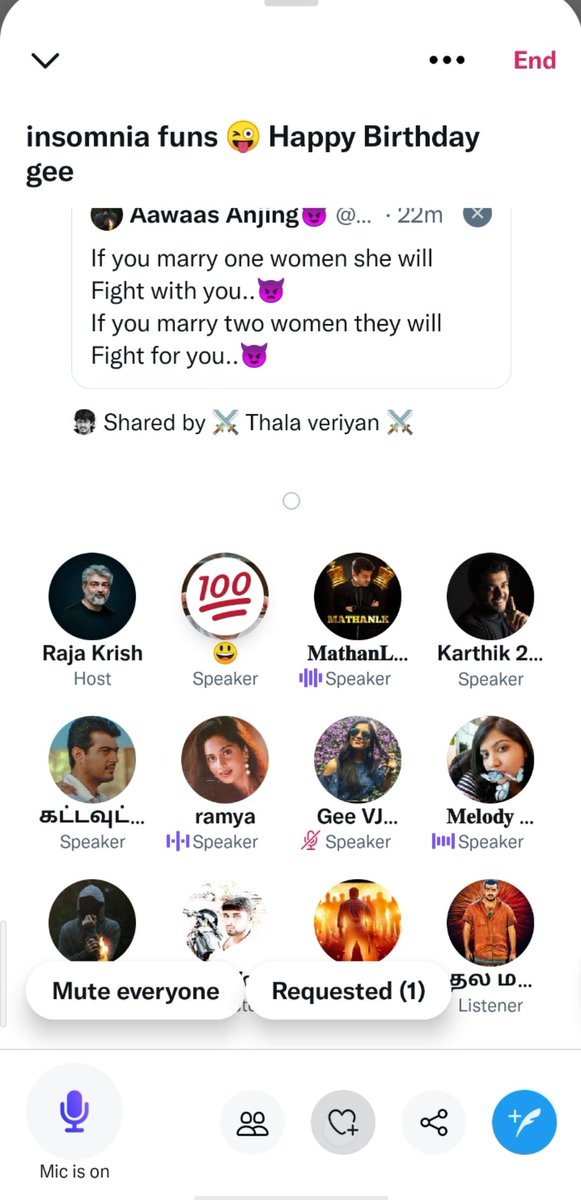 RK_Official95's tweet photo. Wish you many many more happy returns of the day🥳🥳🥳🥳🥳 @geevjtweets On behalf of #insomniafuns🥳🥳🥳🥳🥰🥰
Stay blessed always ❤️
Enjoy the day 😊
#HappyBirthdayGeeVJ https://t.co/KKFjLjF3GT